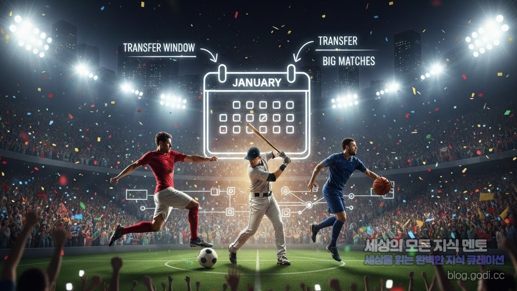새벽을 깨우는 스포츠 열기, 1월의 이적 시장과 빅매치 집중 분석