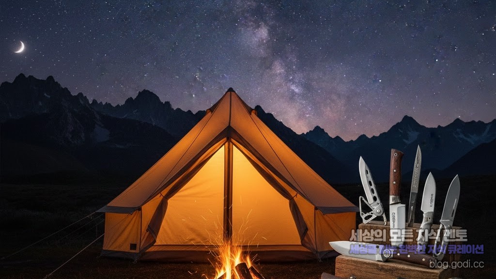 캠핑의 안전과 맛을 책임지는 ‘캠핑용 나이프’ 완벽 가이드: 나에게 맞는 나이프 선택법부터 관리법까지